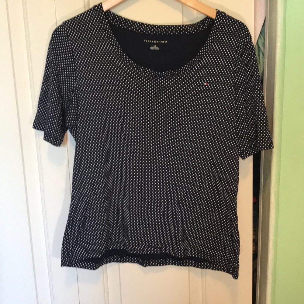 Tommy Hilfiger Navy Blue with White Polkadots